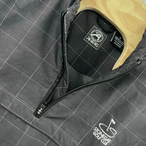 Ahead Stone Gate Golf Club Mens XL Quarter Zip Vented Black Windbreaker Pullover